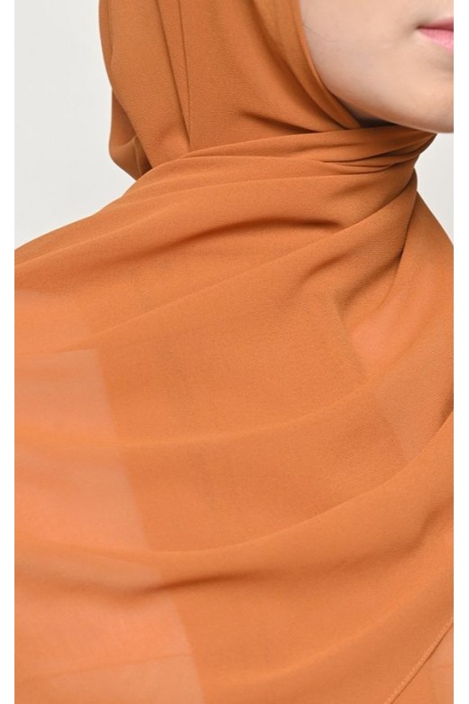 Pasmina Cerutti Baby Doll Jahit Tepi Rust